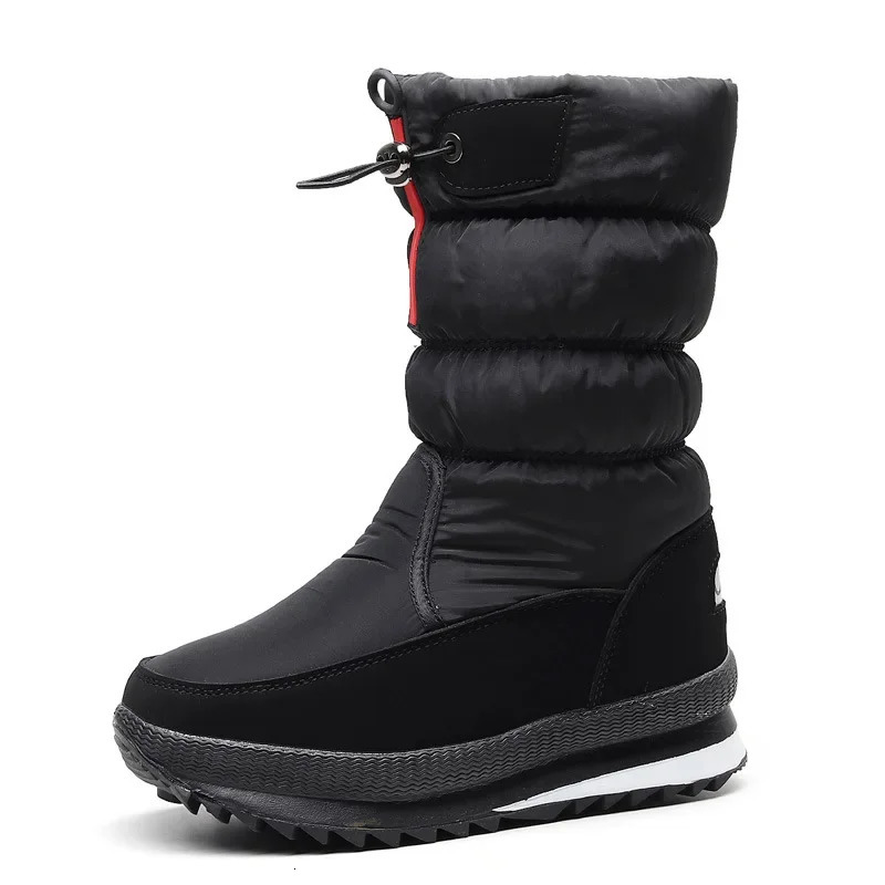 Womens Faux Fur Ankle Boots Chunky Platform Waterproof Snow Boots Women Silver Thick Plush Warm Winter Boots Shoes Woman 241126