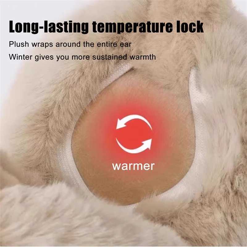 Winter Fashion Cartoon Warm Earrings Outdoor Refrigeration Womens Artificial Fur Earrings Foldable Earrings Soft Plush Earrings W241126