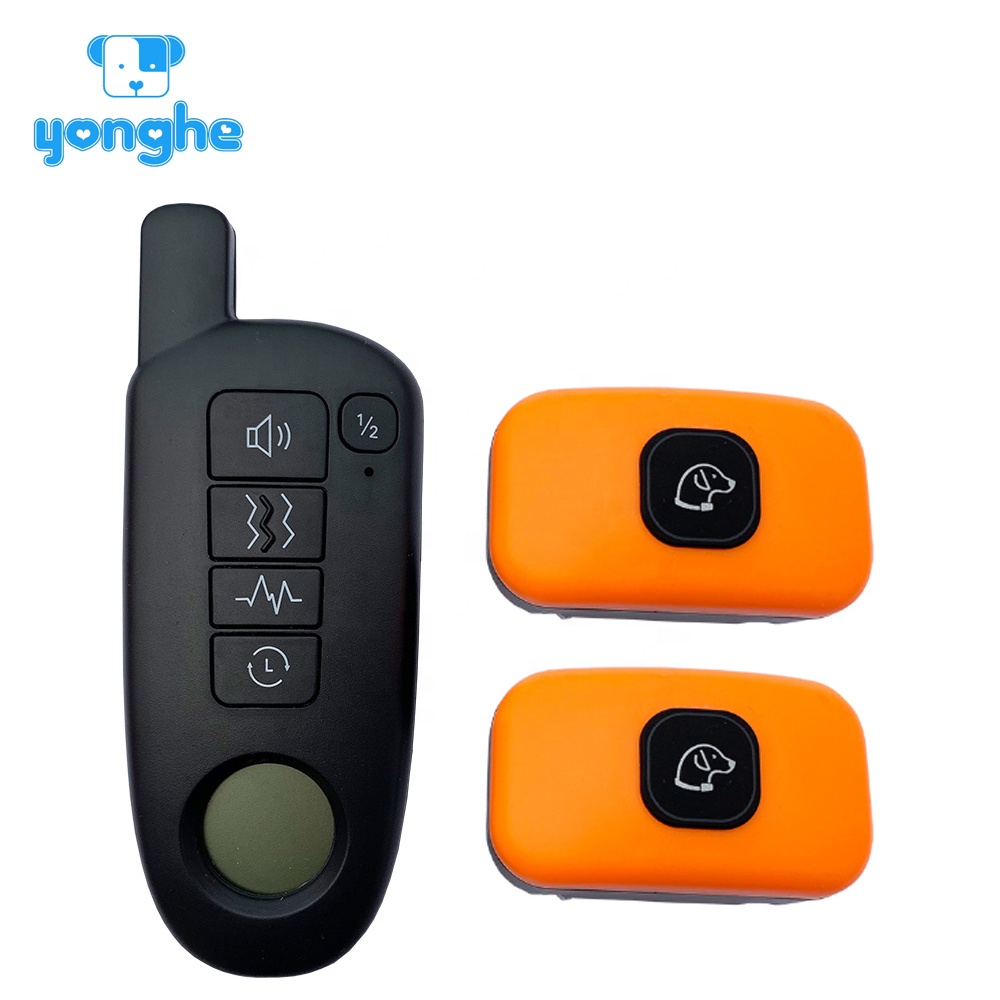 The newest 2019 YHpet factory supply usb rechargeable dog shock collar for 2 dogs