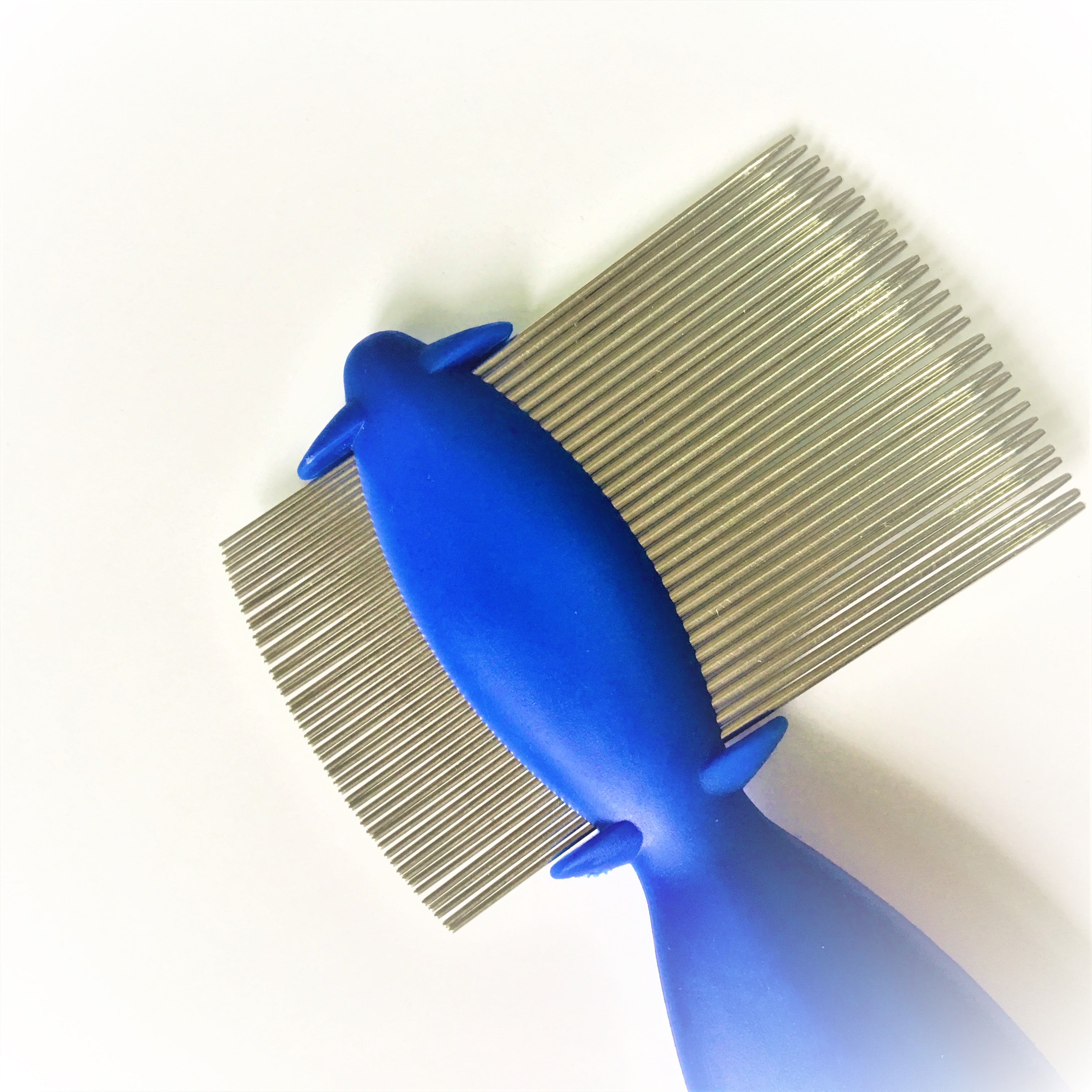 Easy-Use Small 2-Sided Pet Cat Anti Lice Nit Louse Flea Removal Advertising V Close Teeth Comb Remover With Custom Logo For Kids