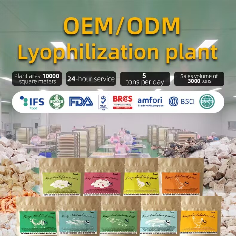 Top Sale Factory Price Various Flavors Krill Treat OEM/ODM Manufacturer Customized Package Freeze Dried Pet Food
