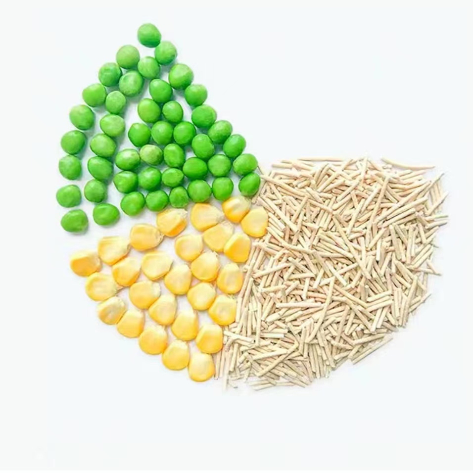 Factory Direct Wholesale 100% Natural plant cat litter fast water absorption strong clumping blue Tofu Cat Litter custom