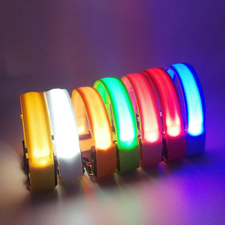 Pet Dog Collar LED Glowing Adjustable Anti-Lost Dog Light For Small Dog Electronic Pet Products