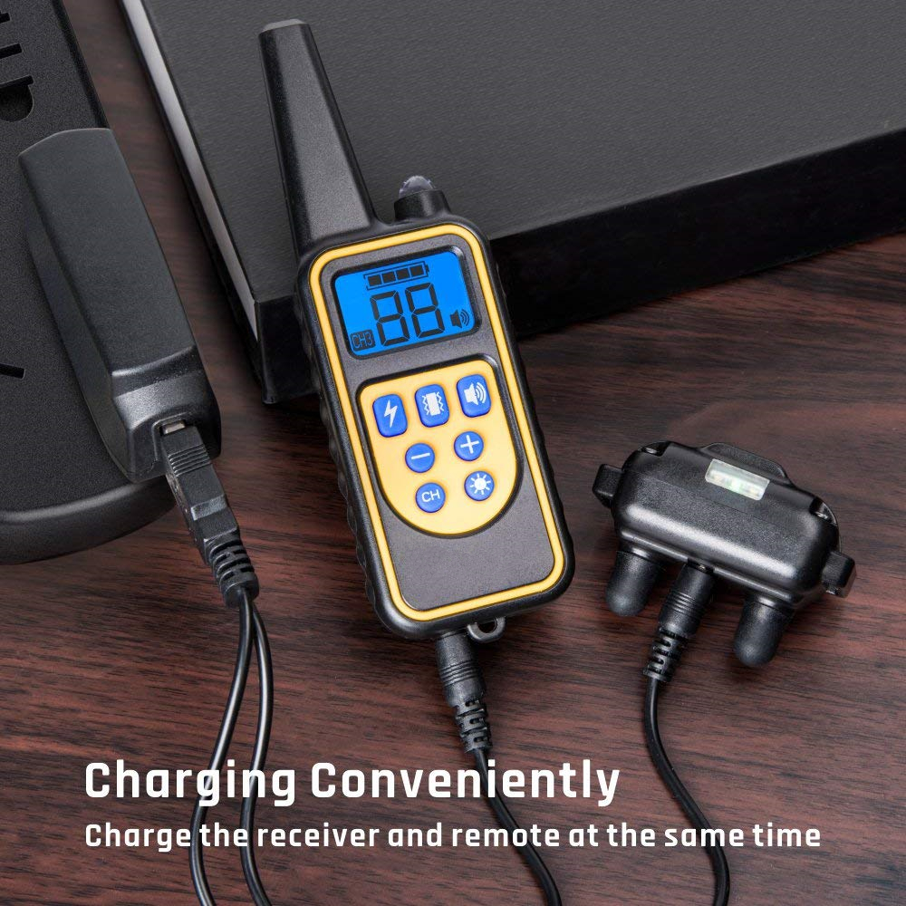 Best selling new type waterproof controlled electric remote dog training collar