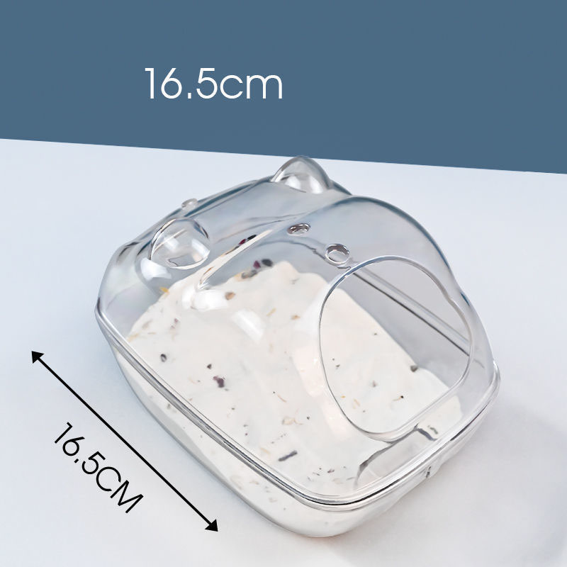 Wholesale Splash-Proof Pet Sand Bath Container Large Hamster Toilet Hamster Bathroom Toilet For Small Animals