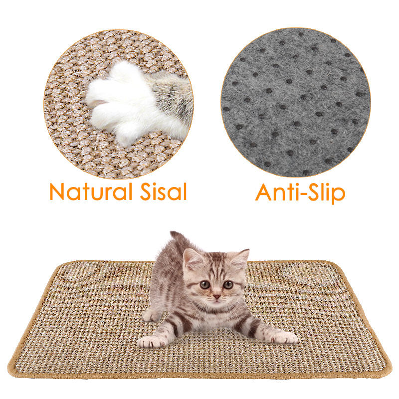 Manufacture Cat Scratcher Pad and Pet Cat Scratcher Mat Durable Cats Anti-Slip Scratch Sleeping Mat