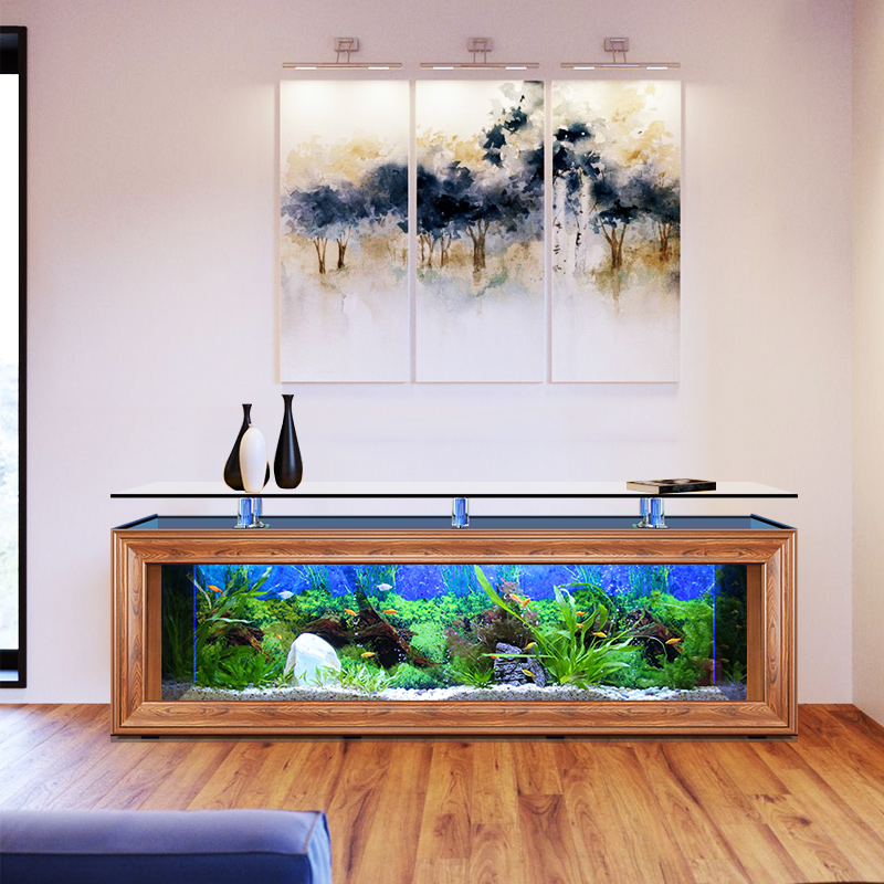 High Quality Glass Fish Tank Aquarium TV Stand Fish Tank For Living Room