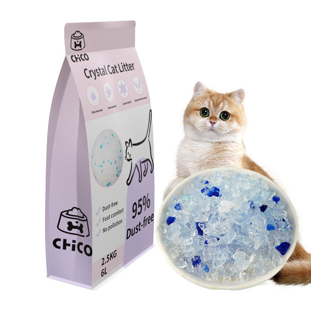 Wholesale High Quality 10L Silica Gel Cat Litter Highly Absorbent Silicone Crystal Cat Litter