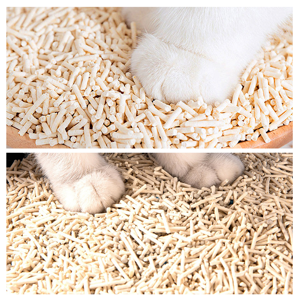 Strong Clumping Flushable Cat Litter Pellets Ultra Absorbent,odor Control,dust-free,low Tracking Eco Tofu Cat Litter Sand Cats