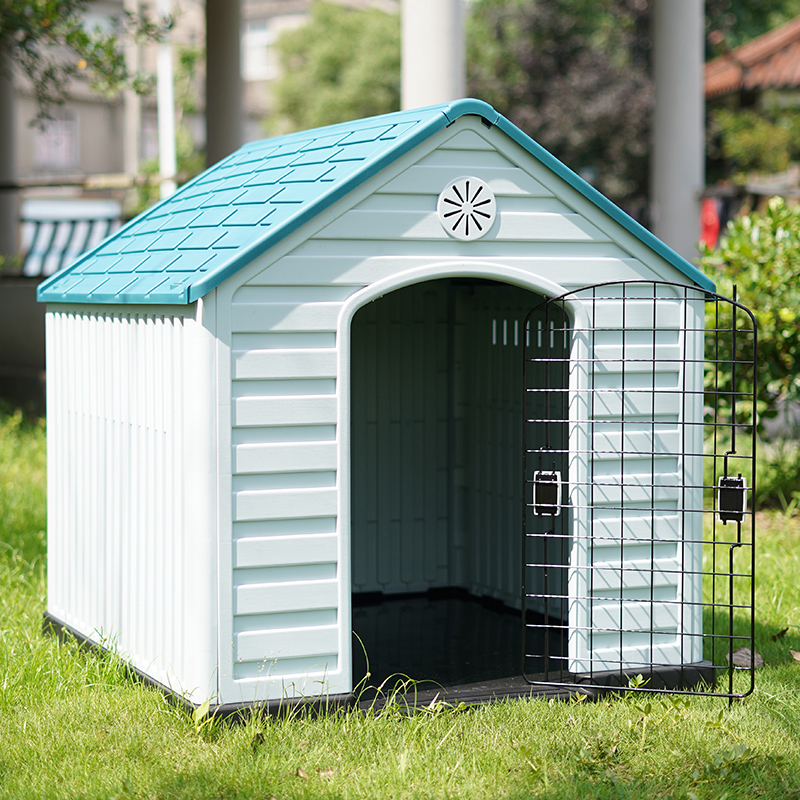 Dog kennel outdoor rainproof dog house frostproof luxury villa