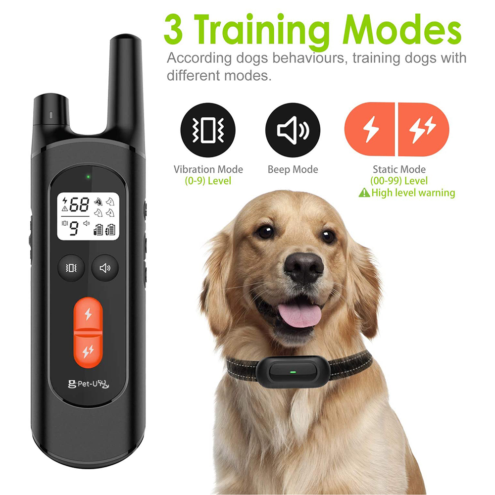 2025 Fashion Best Selling Retractable Dog Supplies Dog Training Collar For Pet Labrador German Shepherd