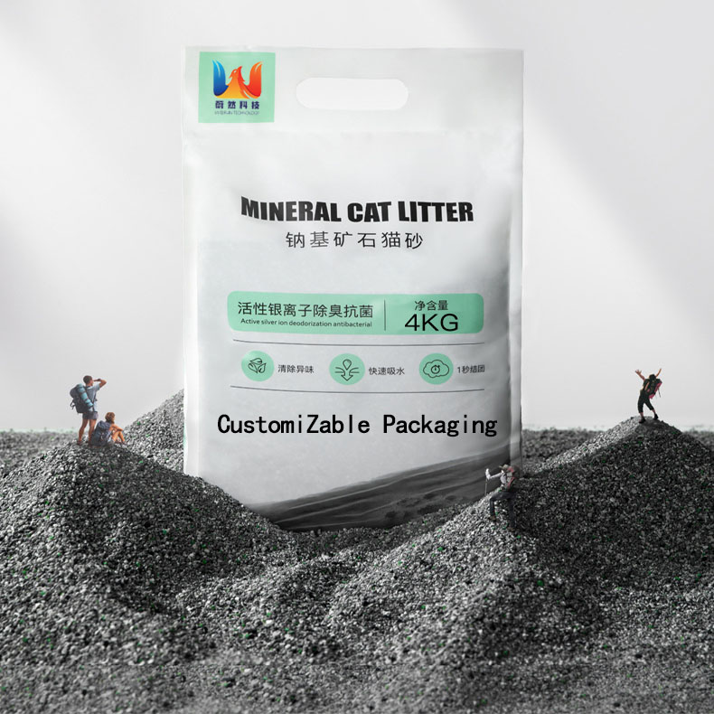 ODM OEM lemon scent mineral arena bentonite cat litter 7kg 5kg crushed