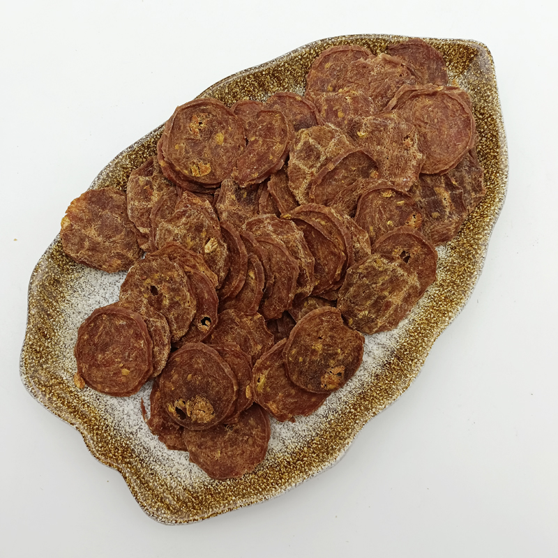 Wholesale dried pet snacks Dog snacks and dog food Dried Duck snow pear Puppy snacks Nutritious Natural pet Treats oem 500g