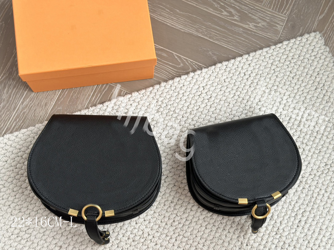 Designer saddle bags designer bag luxury handbag shoulder bag messenger bag leather top quality fashion girl saddles bag with box