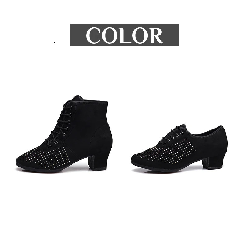 DKZSYIM Womens Dance Shoes Latin Dance Hall Dance Shoes Modern Shoes Womens Tango Shoes Womens High Heels Dance Shoes 3cm-5cm 241126