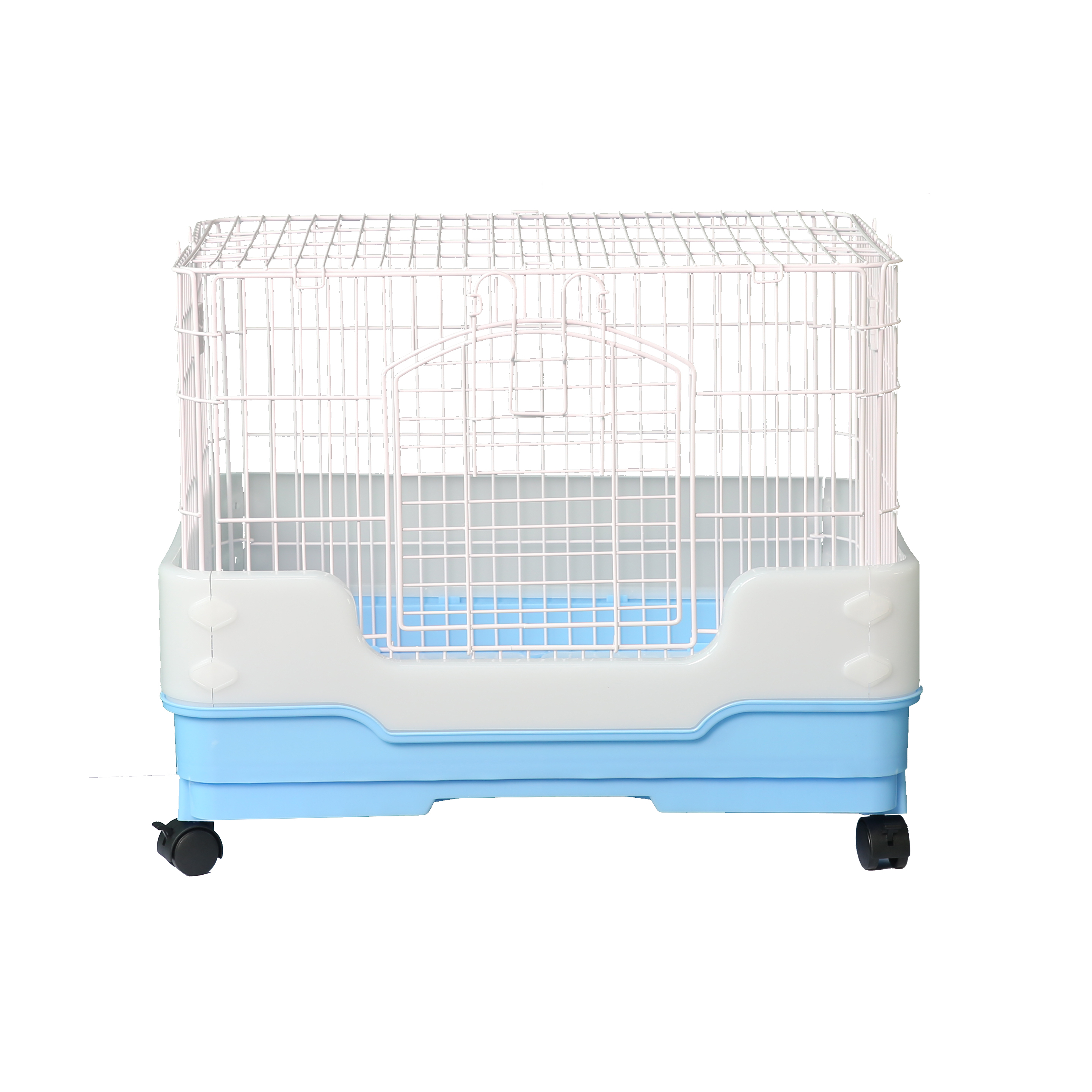 R65, wire plastic Rabbit cage,with anti spill