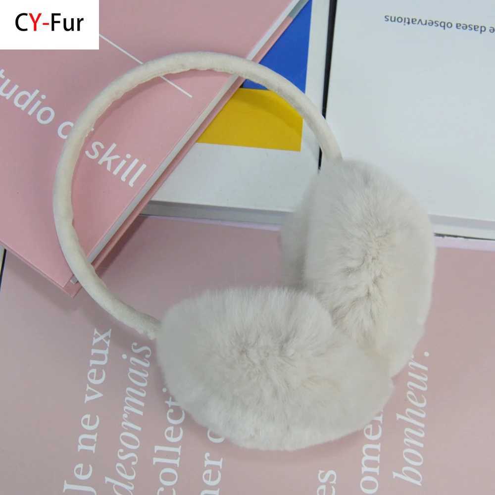New Rex Rabbit Fur Earrings for Women Fashionable and Warm Earrings Genuine Fur Earrings Soft and Plush Earrings for Women in Winter W241126