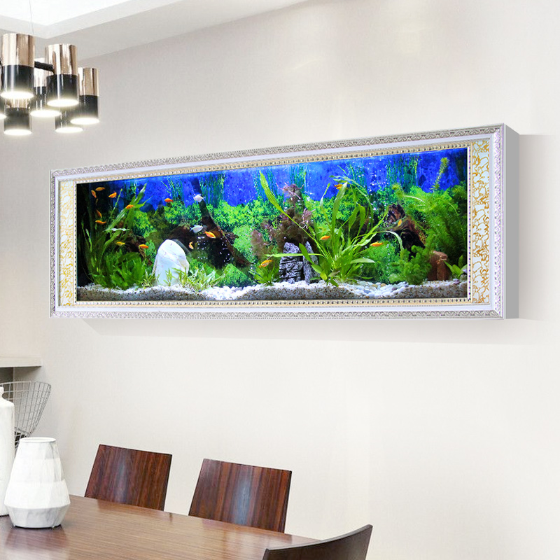 Hot Sale Glass Wall Hanging Glass Fish For Tank Fish Breeding Tanks