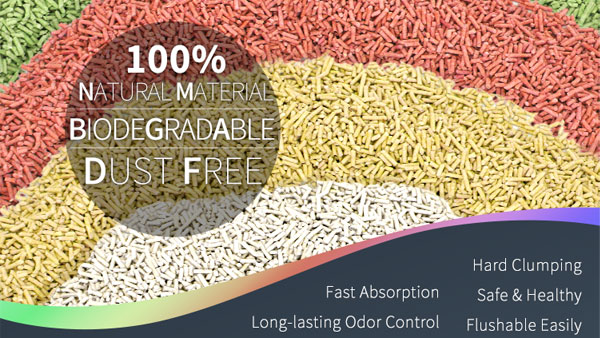 Low Price Super Private Label Pet Products Absorbent Cat Feet Blower Corn Cat Litter