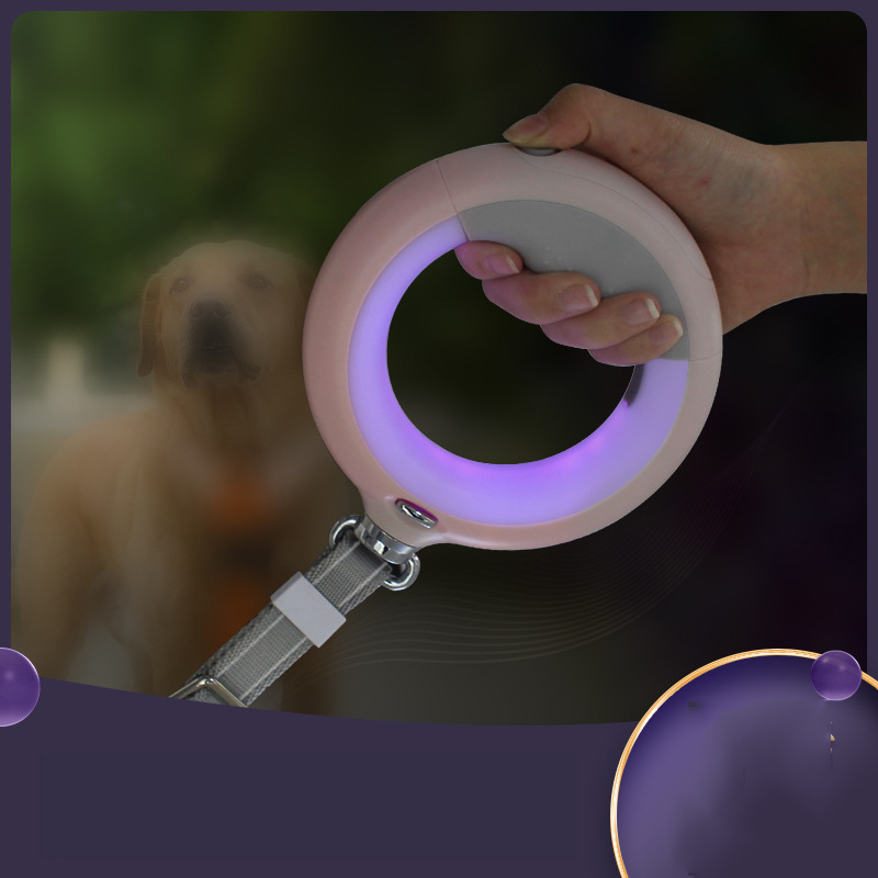 2022 Luxury Colorful Luminous New Pet Dog Leash LED Rope Leash