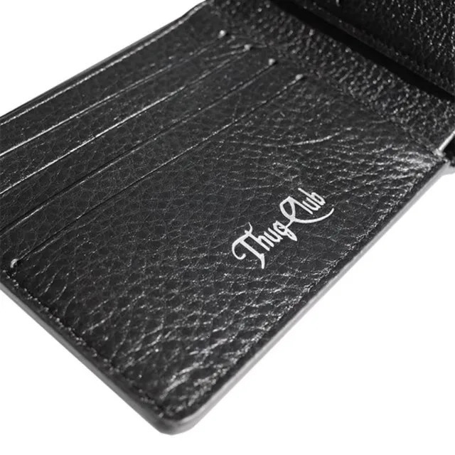 Thug Club Rock Metal Leather Bag Portable Wallet Bb41 241125