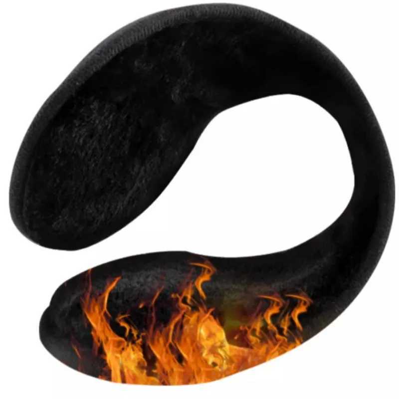 Winter plush warm earmuffs thick fluffy earmuffs neutral style cold resistant earmuffs fastened hot earmuffs outdoor antifreeze earmuffs W241126