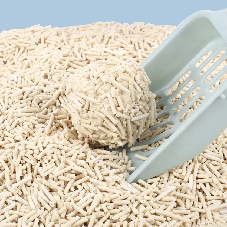 Professional Fast Clumping Tofu Cat Litter Production Suppliers Instant Dissolution Corn Deodorizing Cat Litter Sand