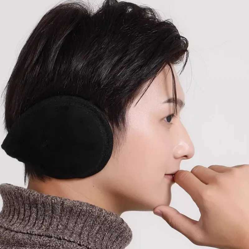 Winter plush warm earmuffs thick fluffy earmuffs neutral style cold resistant earmuffs fastened hot earmuffs outdoor antifreeze earmuffs W241126