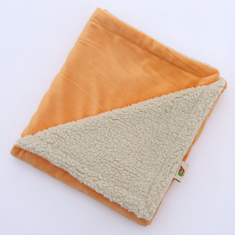 100% polyester 31 colors sherpa material cozy pet dog blanket