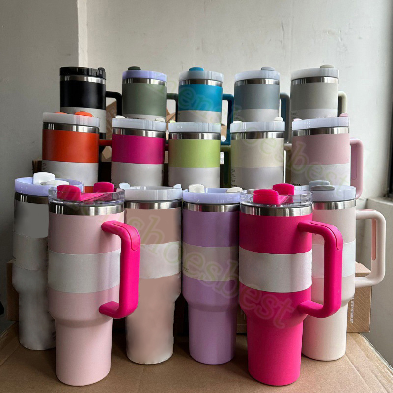 Fashion Insulated Portable Outdoor Sports Water Bottle Handheld Straw Cup Drink Thermos Waterbottle Cups02