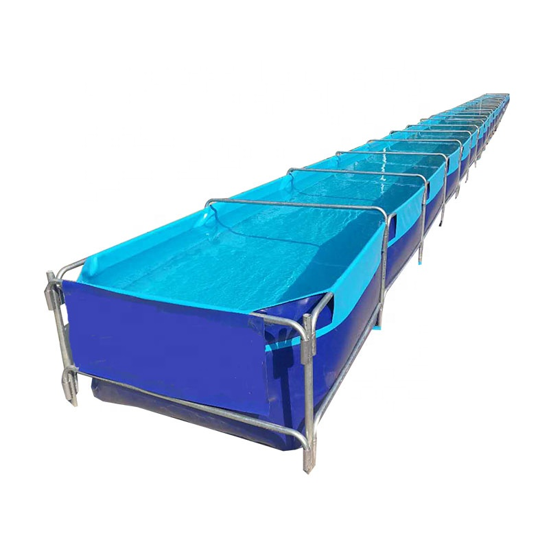 China Export Fish Ponds For Fish Farming Plastic Tarpaulin Pond Fish Breeding Tanks