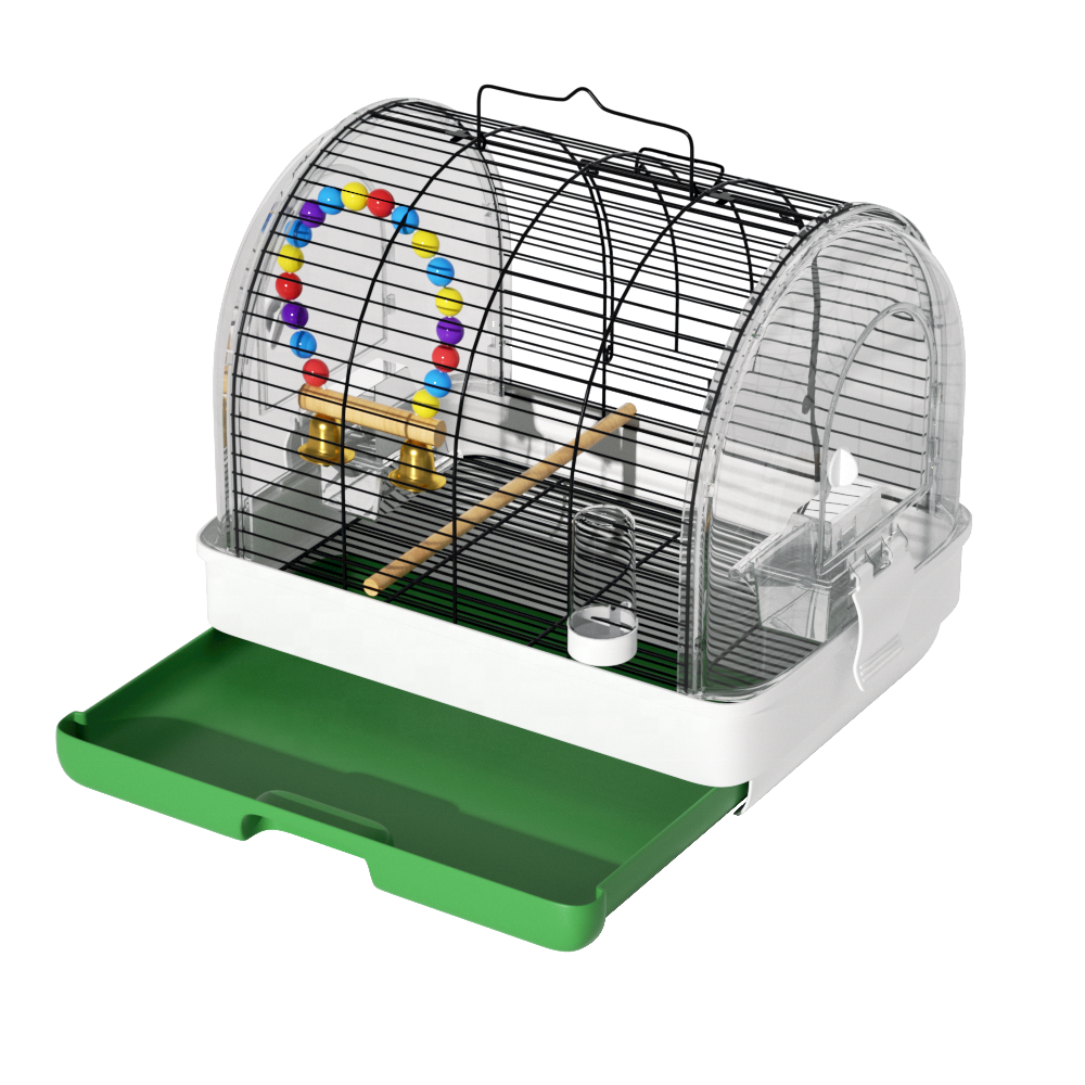 New Design Outdoor Bird Cage Portable Bird Cage Carry Small Budgie with Handle