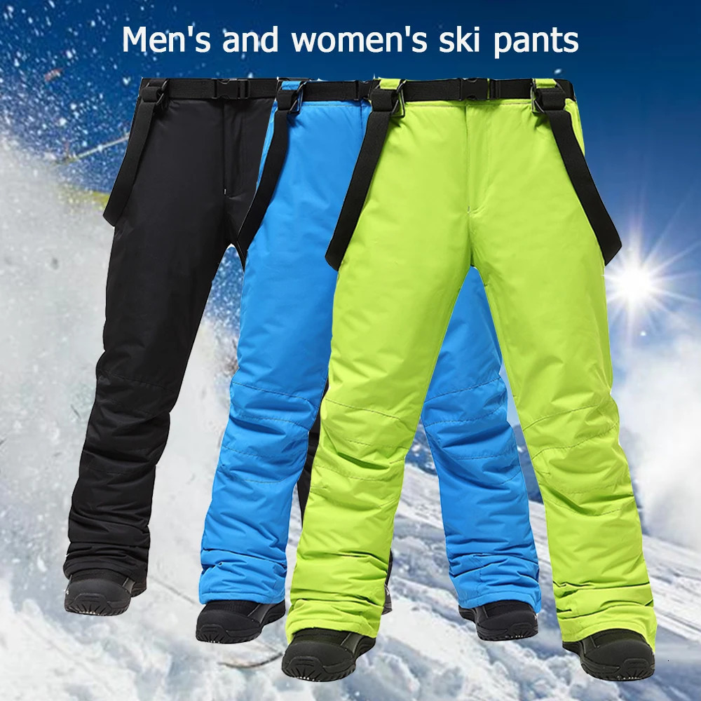 Outdoor Skiing XXXL large size Ski Pants Man and women Snowboard Wear Winter Windproof Snow Pants Ski Clothing 241125