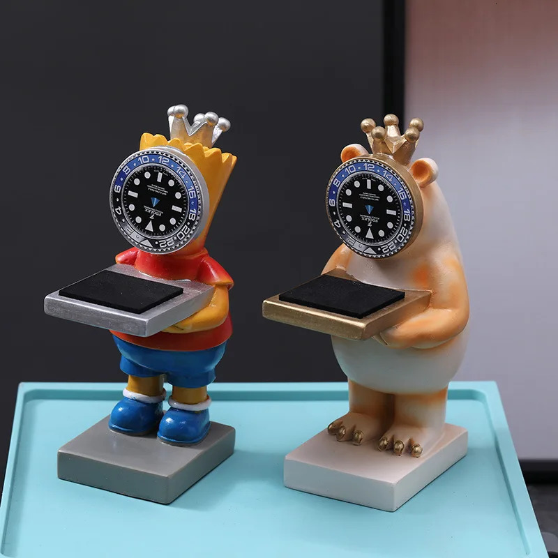 Originality Watch Holder Interesting Display Stand for Creative Decorative Ornaments Personalised Resin Fashion Tray Shelf 240415