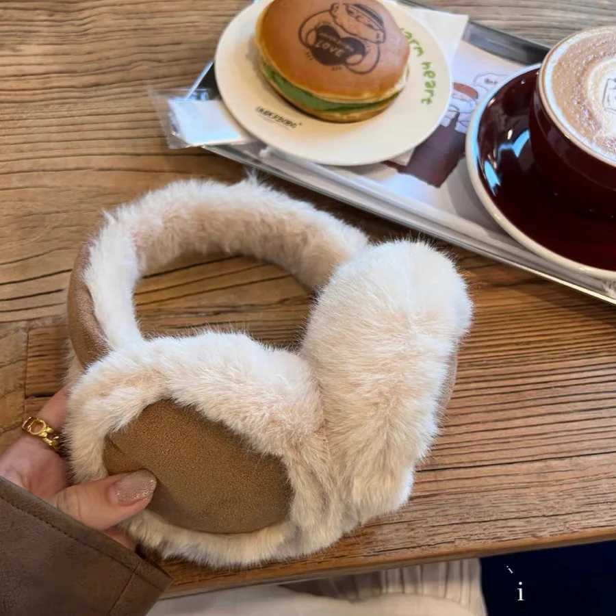 1-piece Set Of Womens Multi-color Foldable Earmuffs For Winter Warmth Windproof Earmuffs For Outdoor Travel Maillard FashionXJ241126