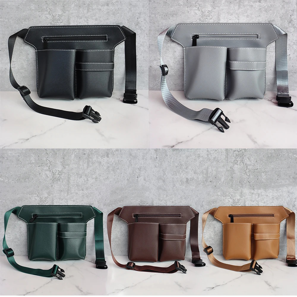 Retro Hair Scissor Bag for Hairdressing Professionals Waist Kits Pet Beauty Shoulder 241115