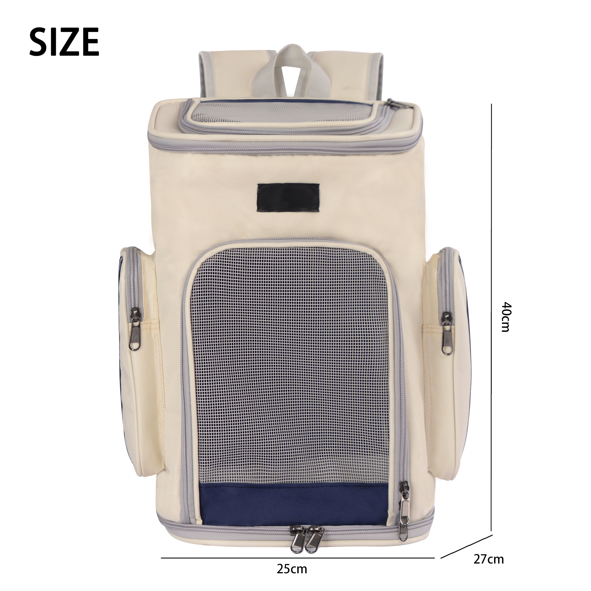 Foldable Pet Carrier Backpack for Small Dogs Puppy Cats, for Traveling Hiking Outdoors