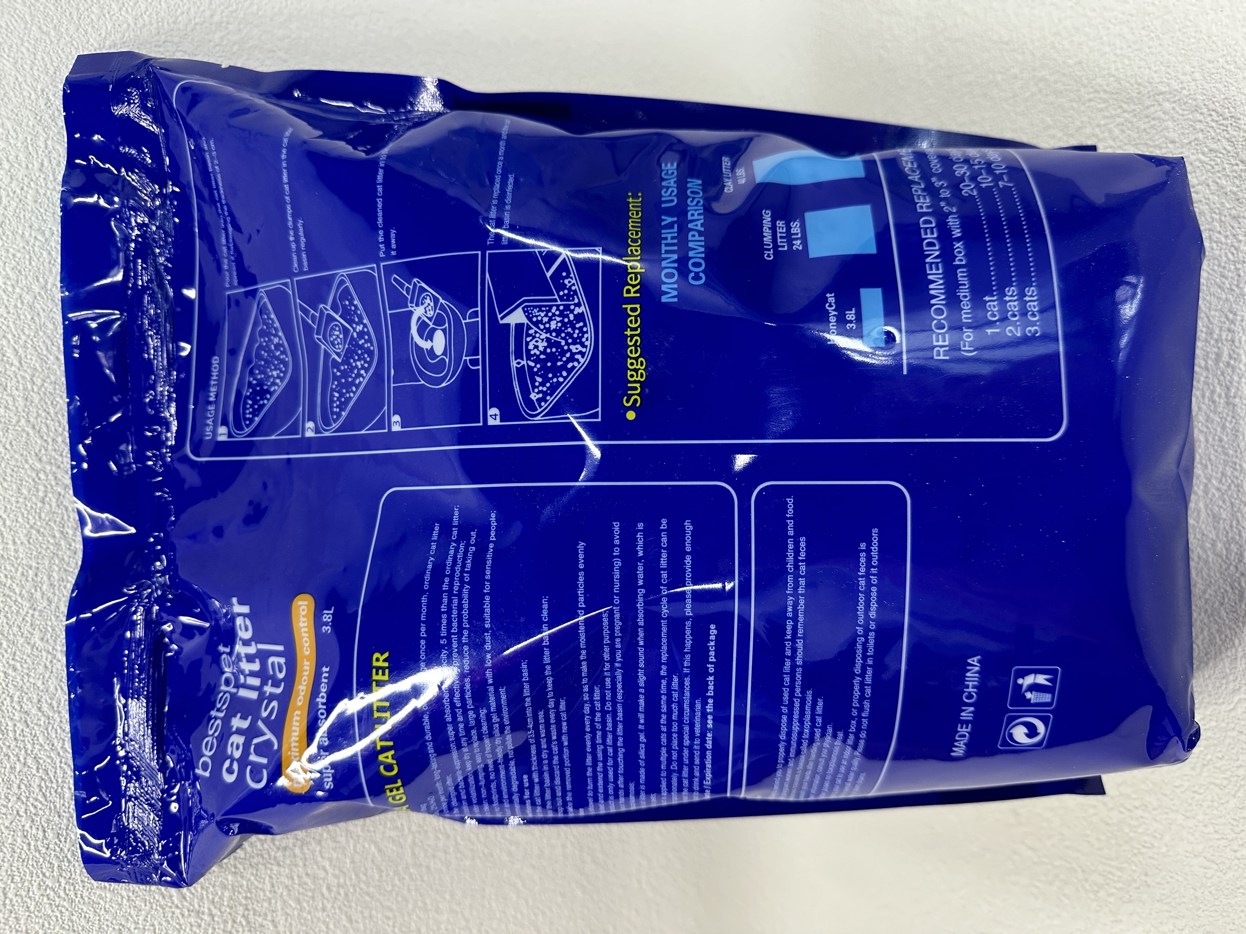 Moisture control Low maintenance Fresh fragrance Absorption capacity Crystal Silica gel cat litter cats