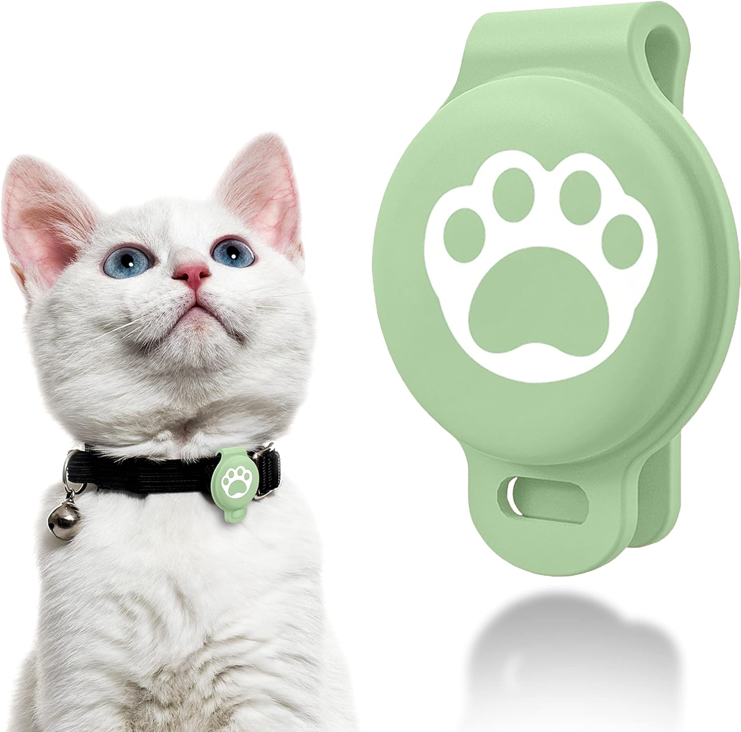 Silicone Full Protection Case for Apple AirTag Pet Tracker Pet Anti-Lost Finder Dog Cat Collar Accessories Backpacks
