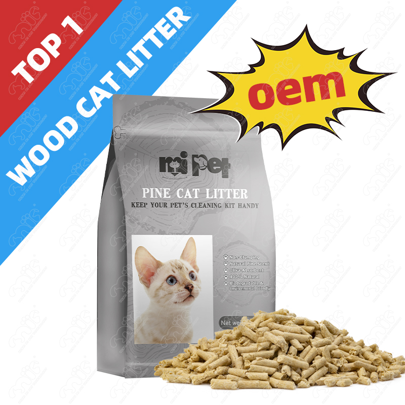 Bulk Wholesale Custom Super Light Good Deodorization Effect Pellets Pine Wood Cat Litter