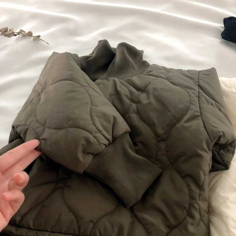 Clothing Sets Winter Newborn Baby Boys And Girls Diamond Shaped Fleece Set With Cotton Childrens Casual Loose Outing Clothes H241126