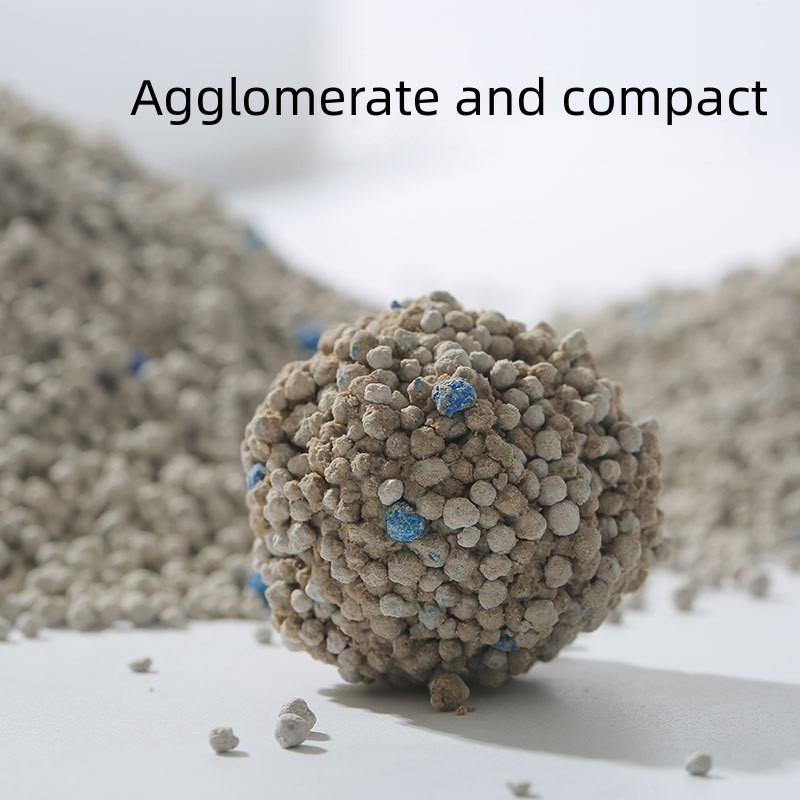 2024 Factory Wholesale cat litter sand bentonite granular cat litter clumping premium bentonite cat litter