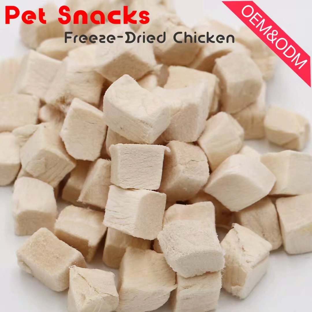 Wholesale Pet Food High Quality Dry Freeze-dried Venison Raw Meat Pillars Pet Food Dog Cat Treats