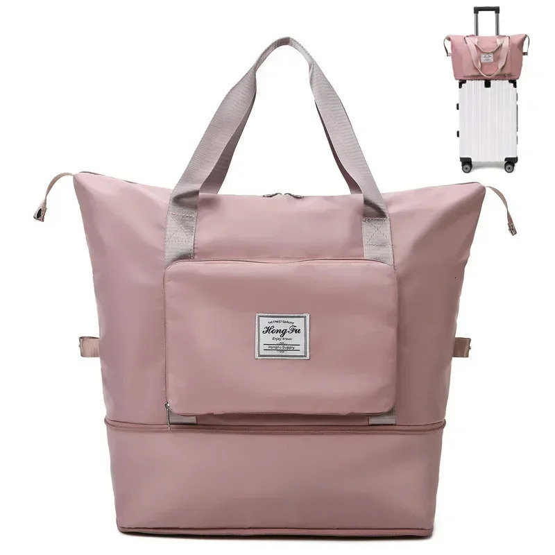 Large Capacity Waterproof Luggage Bag for Universal Folding Travel Bag Dry Wet Separation Fitness Bag Handbag Travel Bag 241114