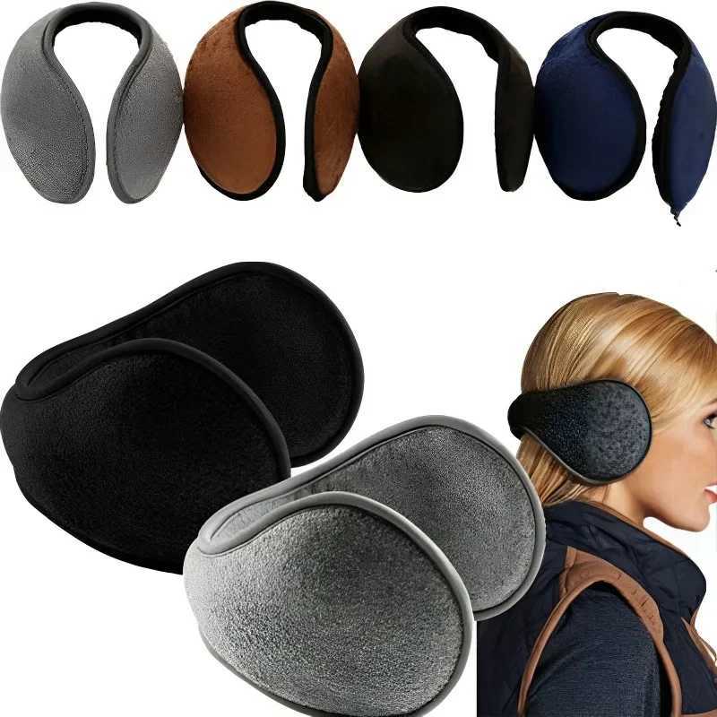 Winter thick fur earmuffs mens velvet earmuffs cycling skiing outdoor windproof and cold proof earmuffs W241126