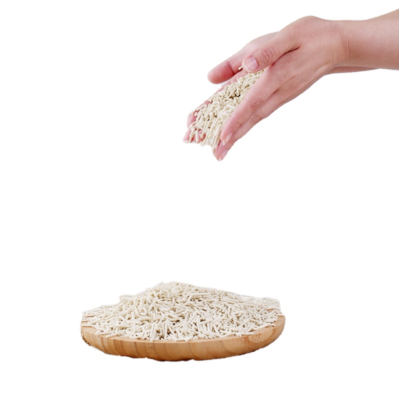 Wholesale customized high quality biodegradable tofu cat litter easy to clump cat products