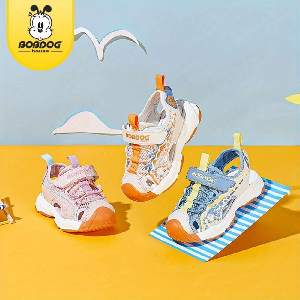 BOBDOG House Unisex Kid's Close Toe Breathable Sandals Comfy Durable Beach Water Shoes for Boy's & Girl's Outdoor Activities BJ22655