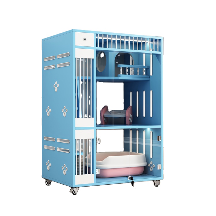 Customized pet cat cages guangzhou cat cage single petsmart Automatic Cat Litter Box cage