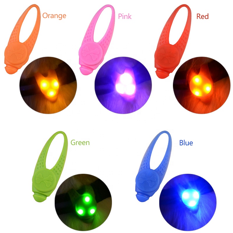 Pet Supplies LED Light Pendant Safety Anti-Lost at Night Outdoors Collar Pendant for Dog Puppy Pet Accessories