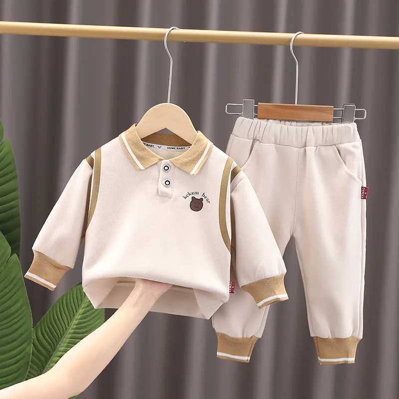 Clothing Sets Spring Autumn Children Baby Boys Sport Clothes Cartoon T-Shirt Pants 2Pcs/sets Infant Kids Casual Clothing Toddler Tracksuits H241126